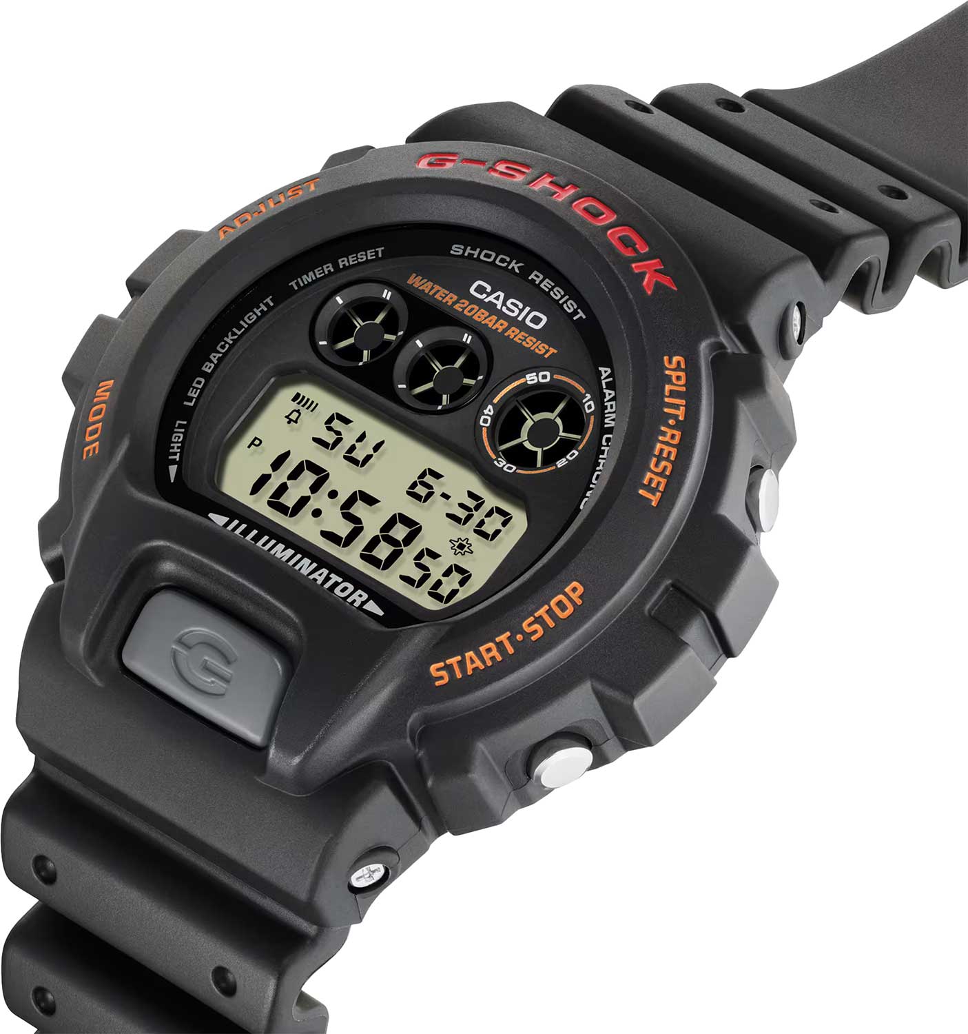 Японские наручные часы Casio G-SHOCK DW-6900UB-9 с хронографом