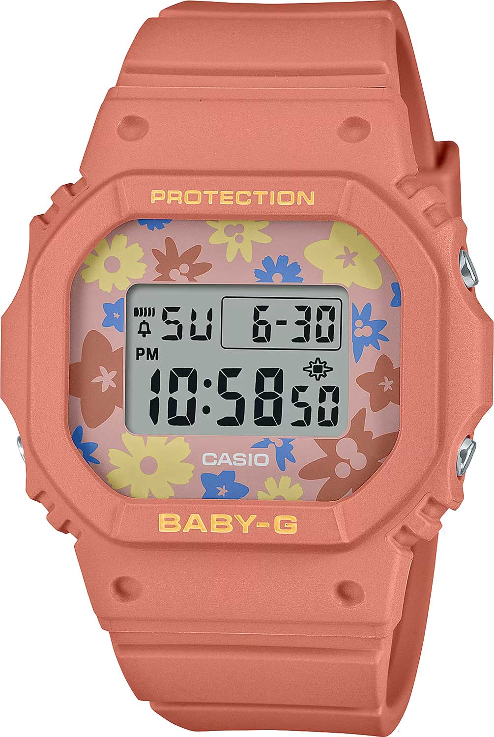 Японские наручные часы Casio Baby-G BGD-565RP-4 с хронографом