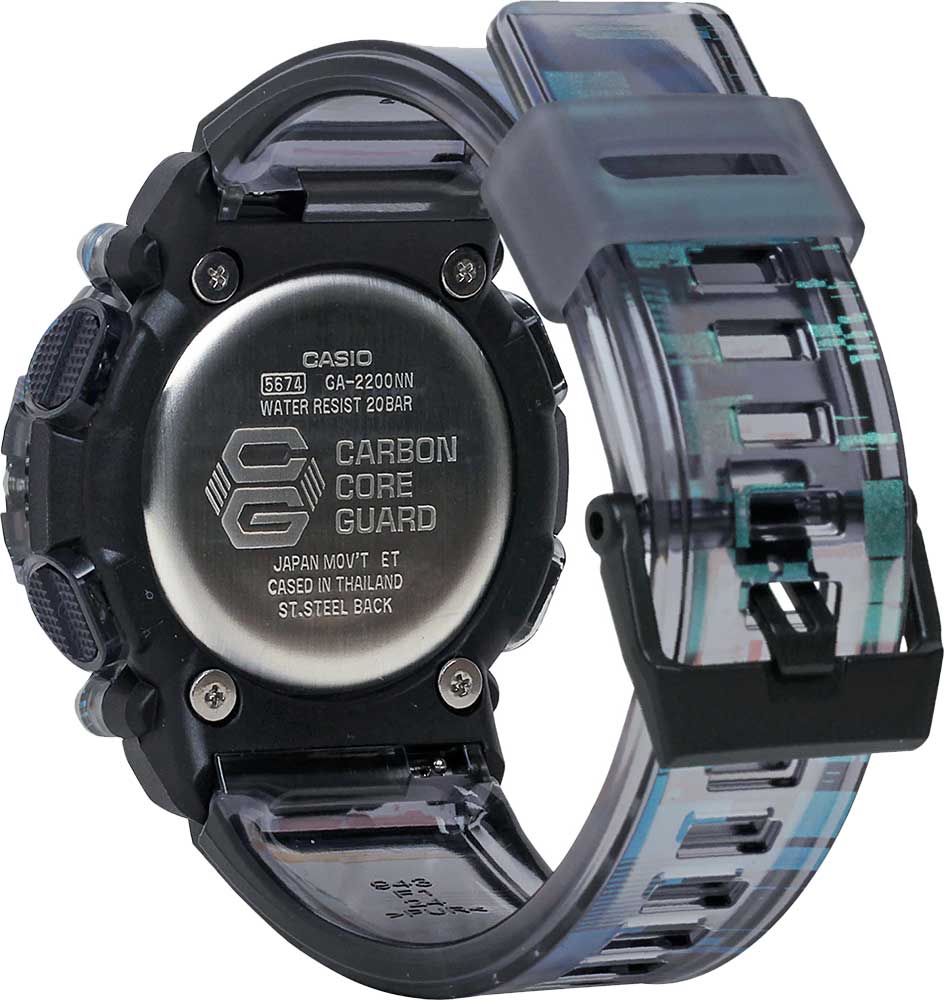 Японские наручные часы Casio G-SHOCK GA-2200NN-1A с хронографом