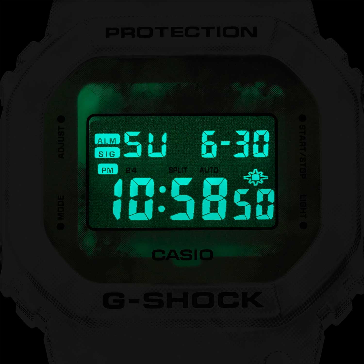 Японские наручные часы Casio G-SHOCK DW-5600GC-7ER с хронографом