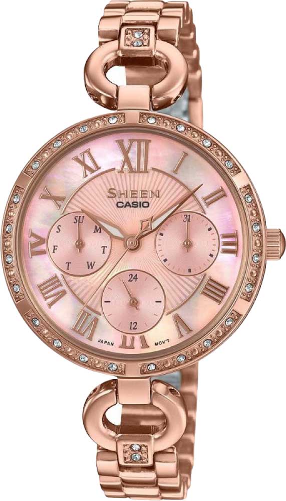 Японские наручные часы Casio Sheen SHE-3067PG-4A