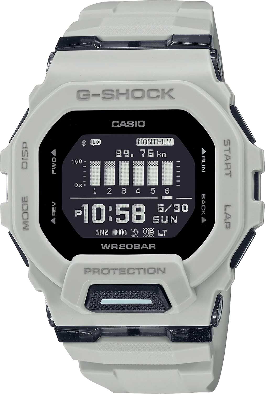 Японские спортивные наручные часы Casio G-SHOCK GBD-200UU-9E с хронографом