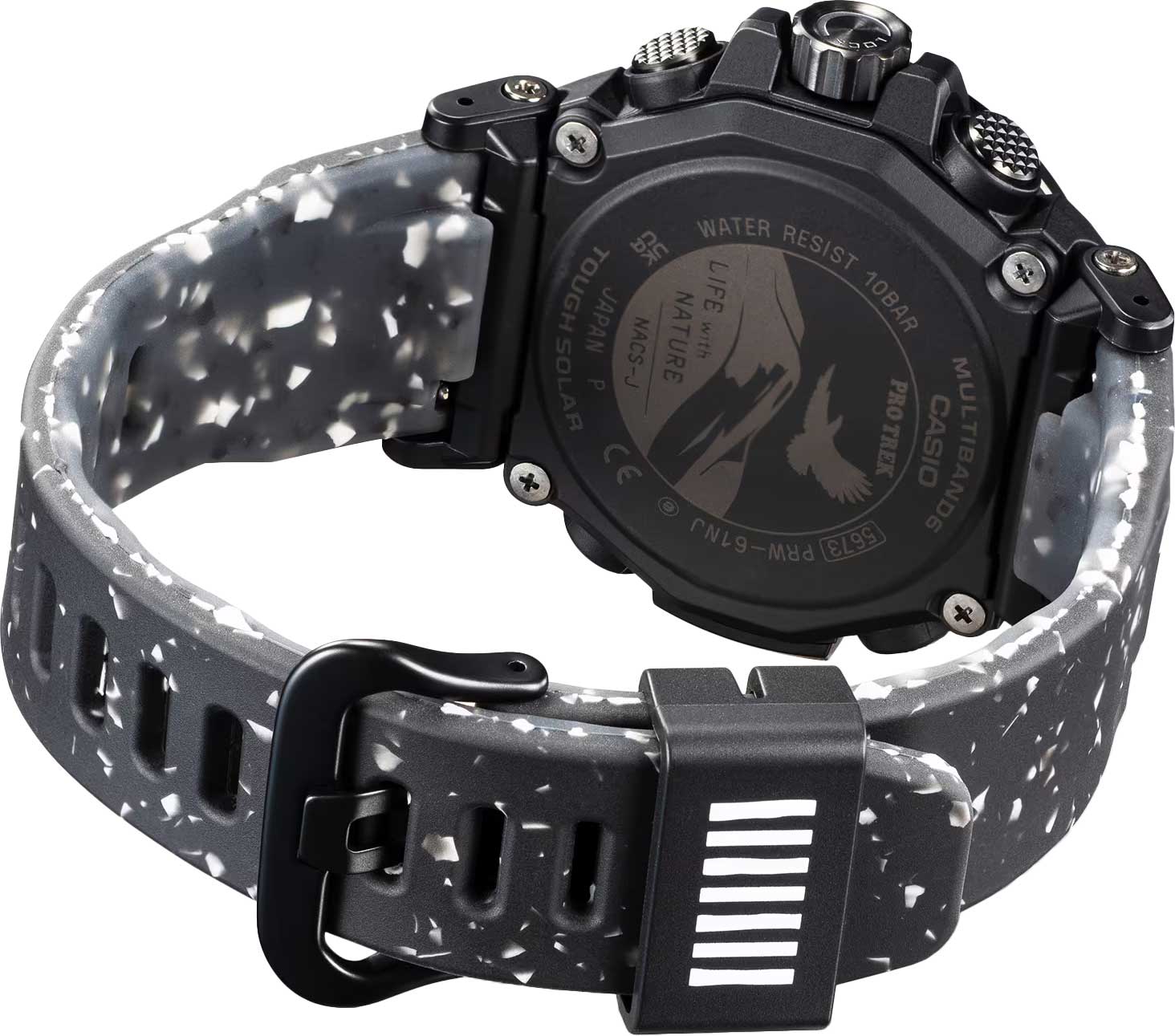 Японские наручные часы Casio Pro Trek PRW-61NJ-1 с хронографом