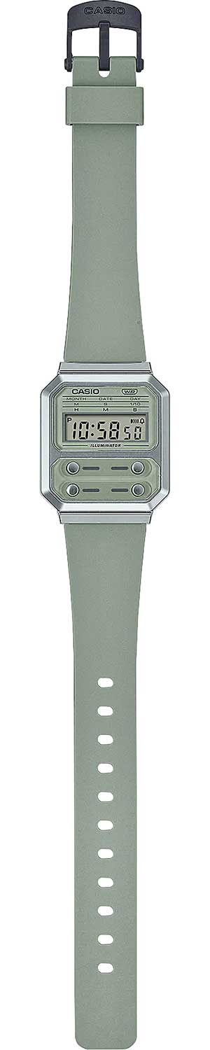 Японские наручные часы Casio Vintage A100WEF-3A с хронографом