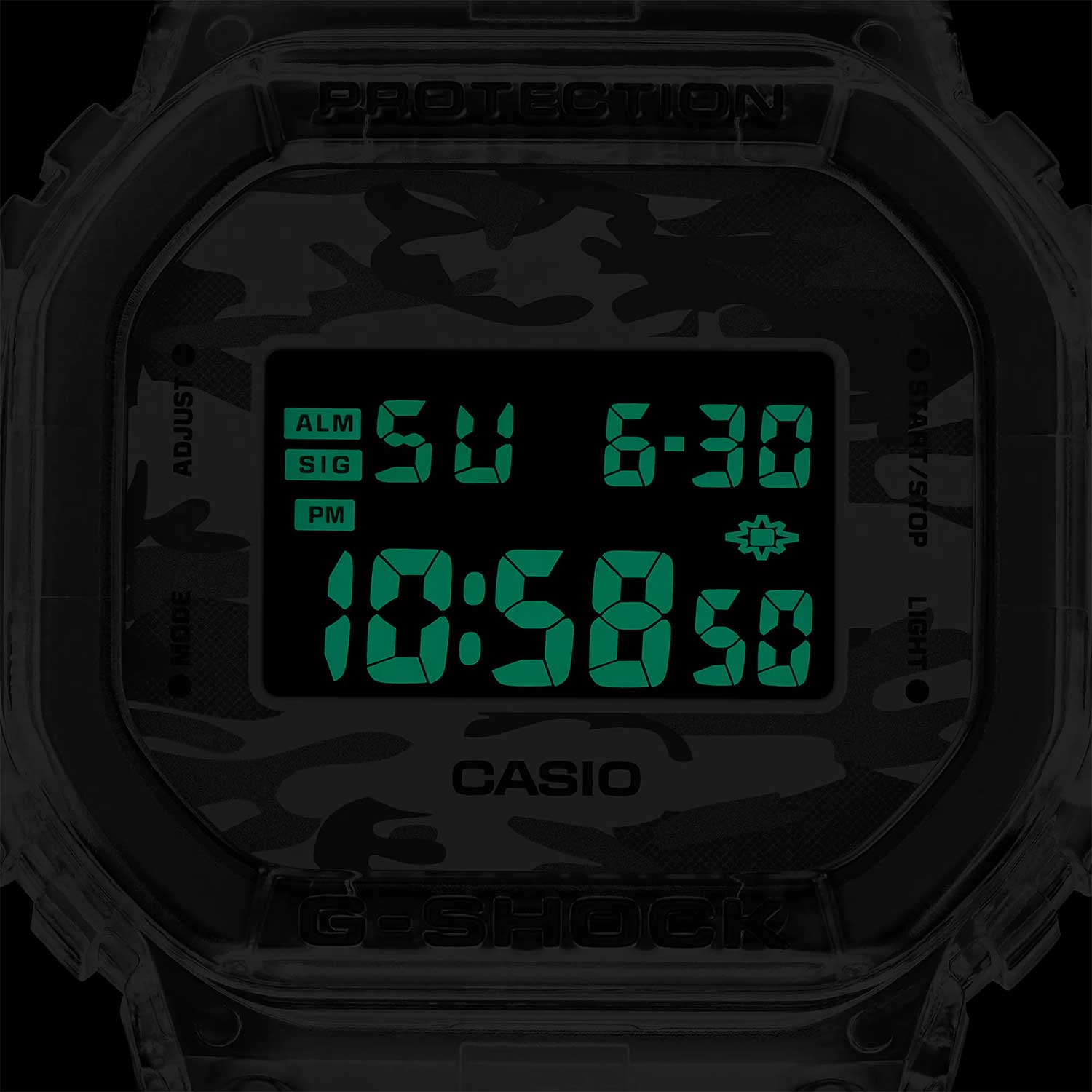 Японские наручные часы Casio G-SHOCK DW-5600SKC-1E с хронографом