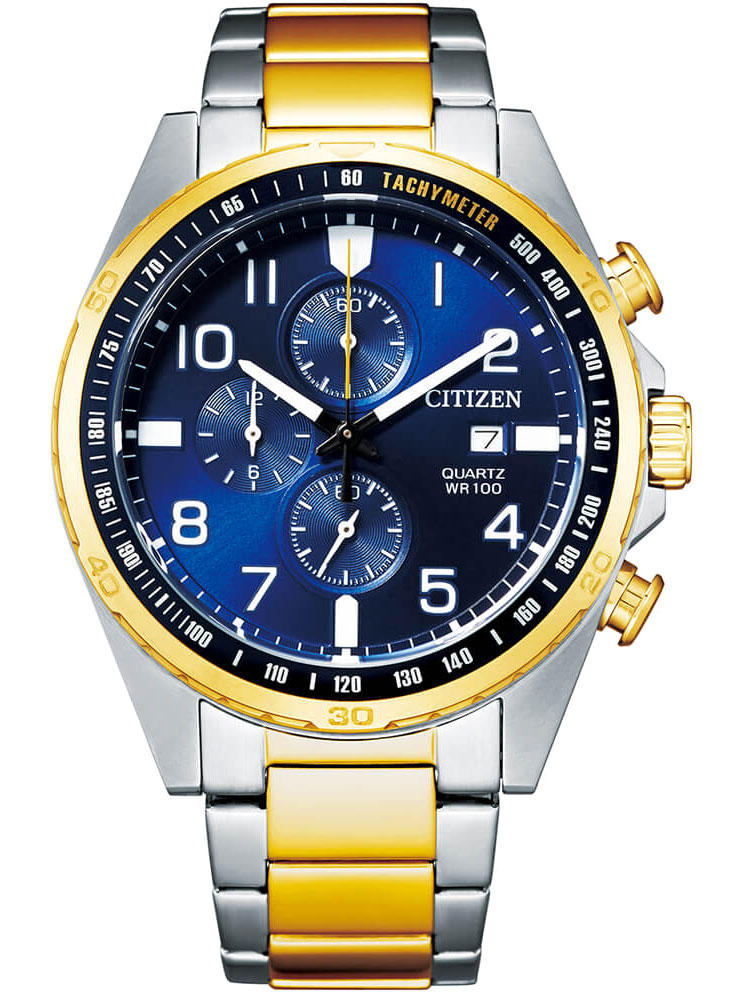 Японские наручные часы Citizen AN3654-50L с хронографом