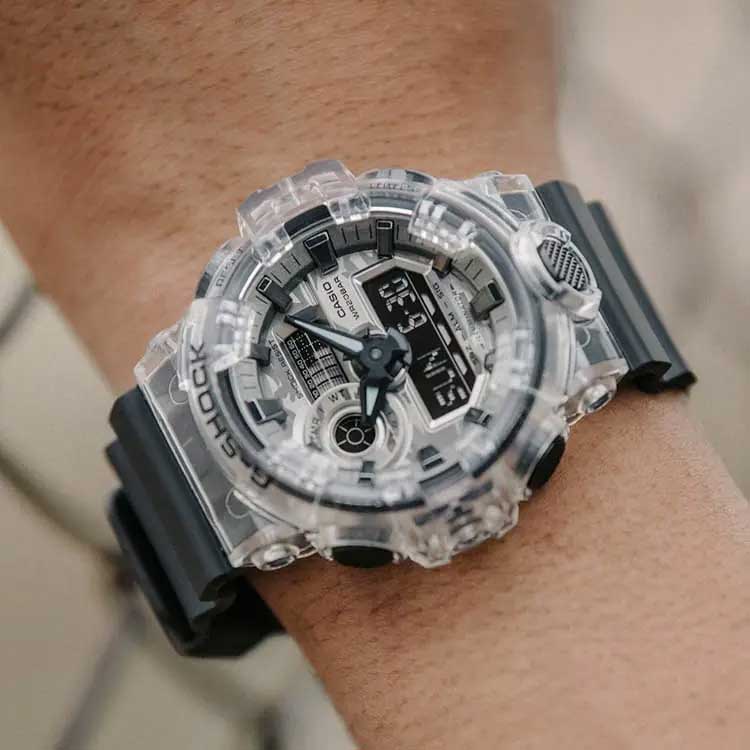 Японские наручные часы Casio G-SHOCK GA-700SKC-1A с хронографом