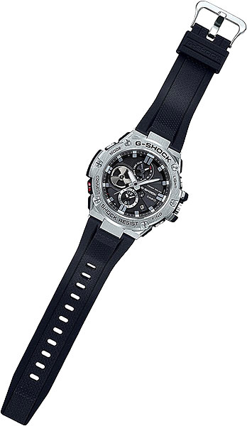 Японские наручные часы Casio G-SHOCK GST-B100-1A с хронографом