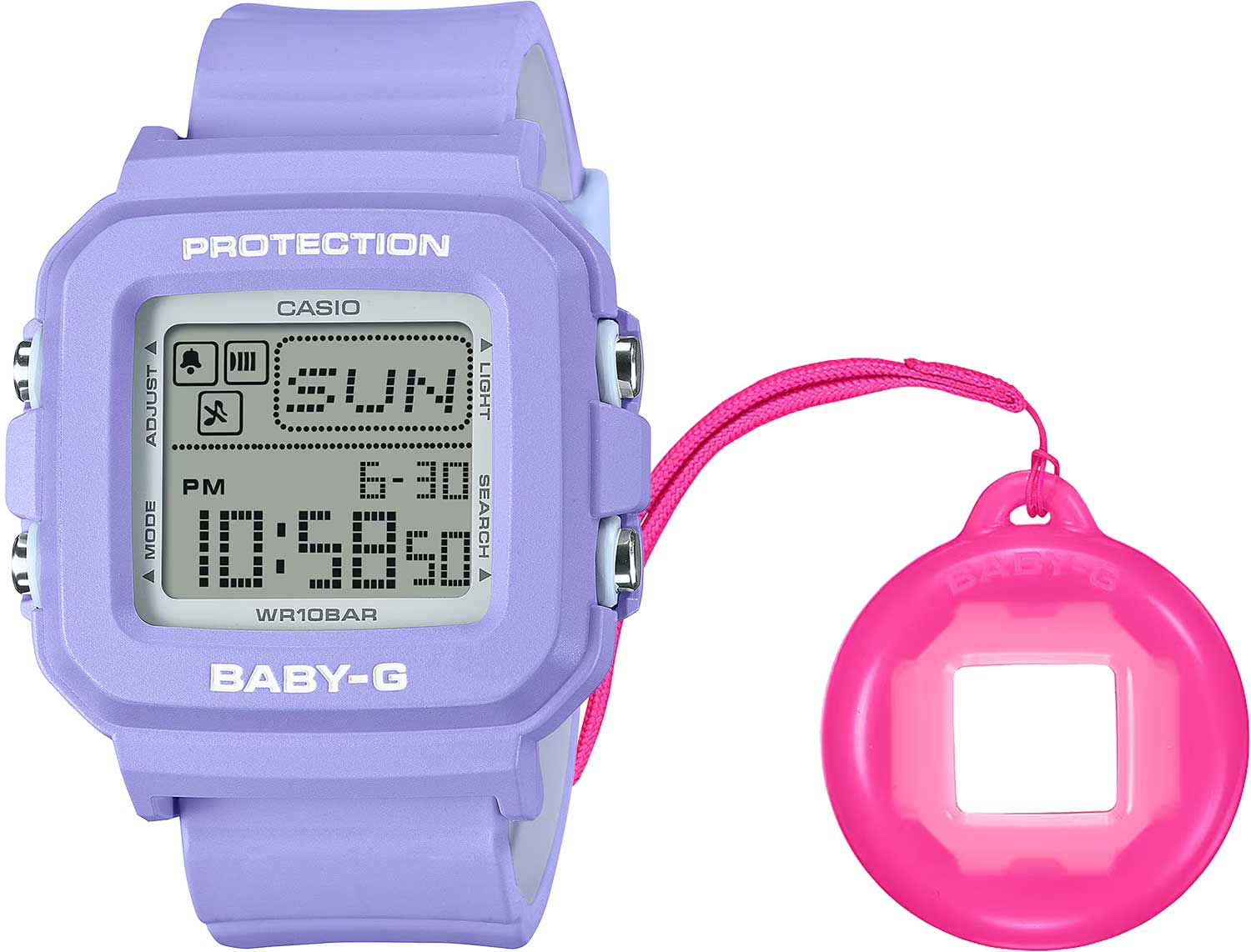 Японские наручные часы Casio Baby-G BGD-10K-6 с хронографом