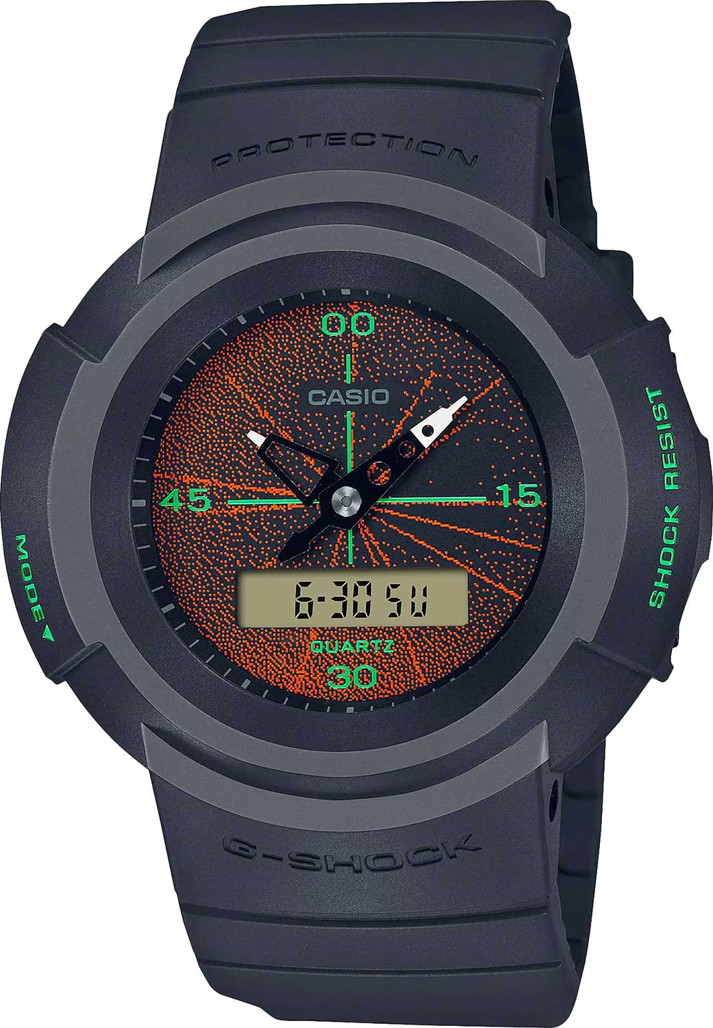 Японские наручные часы Casio G-SHOCK AW-500MNT-1A с хронографом