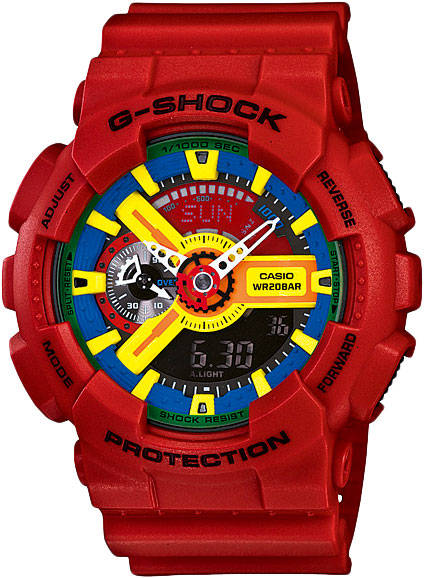 Японские наручные часы Casio G-SHOCK GA-110FC-1A с хронографом