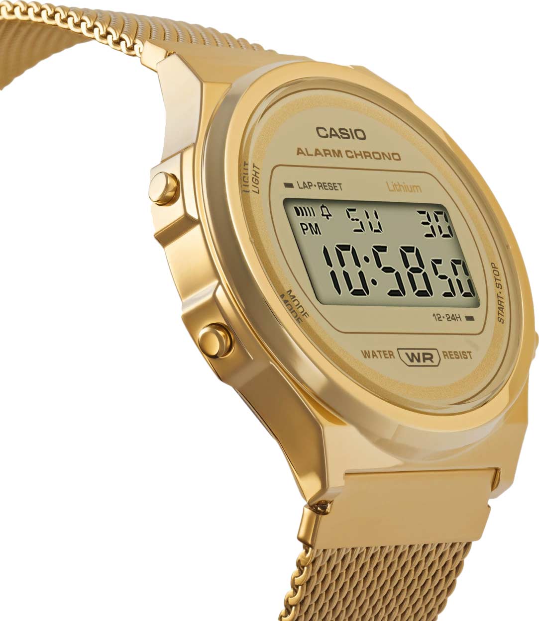 Японские наручные часы Casio Vintage A171WEMG-9AEF с хронографом