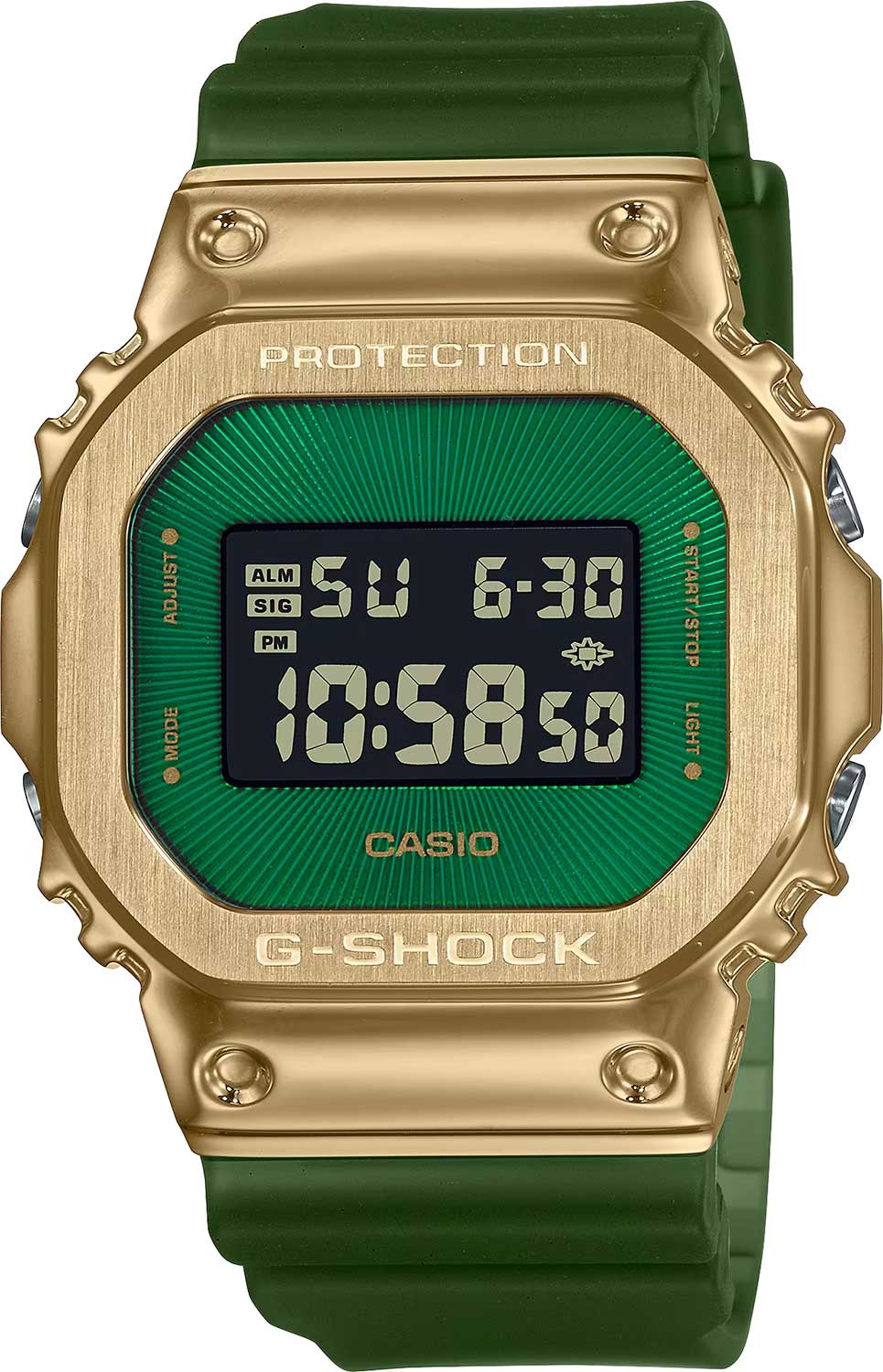 Японские наручные часы Casio G-SHOCK GM-5600CL-3E с хронографом