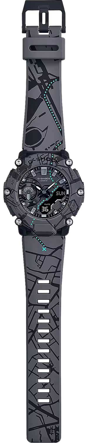 Японские наручные часы Casio G-SHOCK GA-2200SBY-8A с хронографом