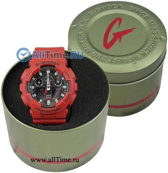Японские наручные часы CASIO G-SHOCK GA-100B-4A
