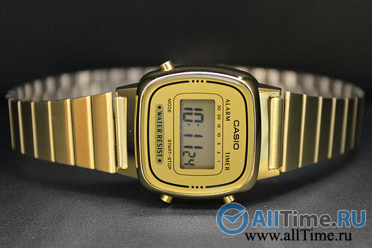 Японские наручные часы Casio Vintage LA-670WEGA-9E с хронографом