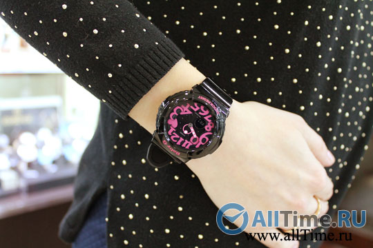 Японские наручные часы Casio Baby-G BGA-130-1B с хронографом
