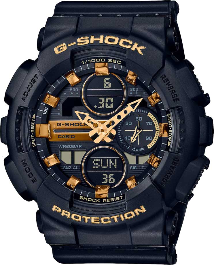 Японские наручные часы Casio G-SHOCK GMA-S140M-1AER с хронографом