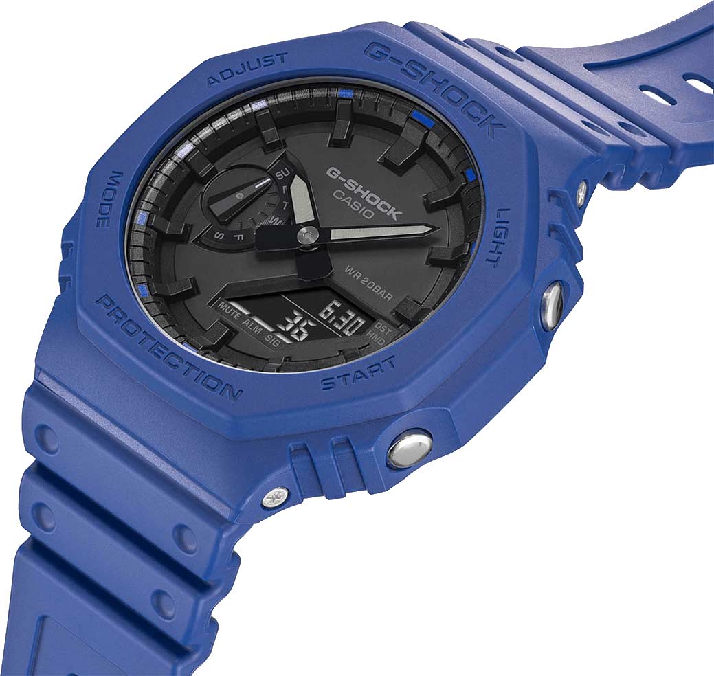 Японские наручные часы Casio G-SHOCK GA-2100-2AER с хронографом