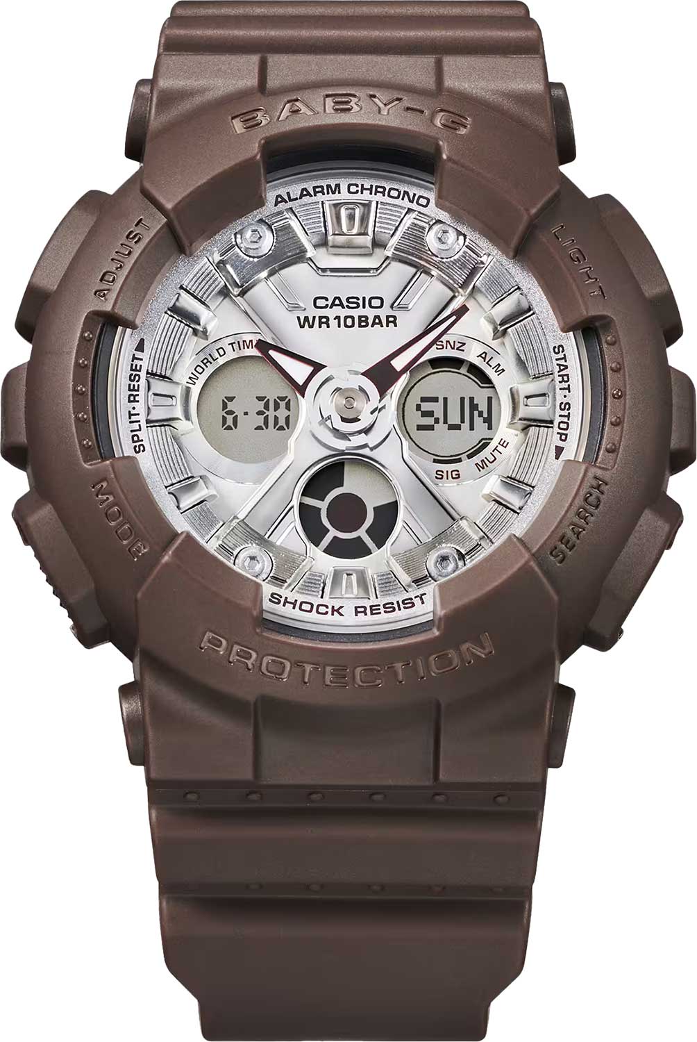 Японские наручные часы Casio Baby-G BA-130SW-5A с хронографом