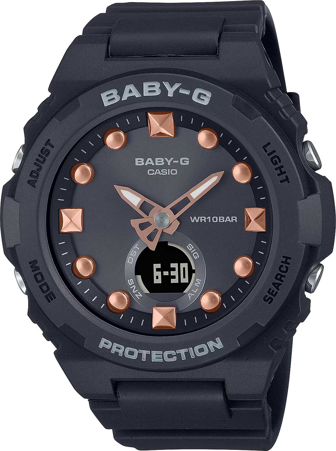 Японские наручные часы Casio Baby-G BGA-320-1A с хронографом