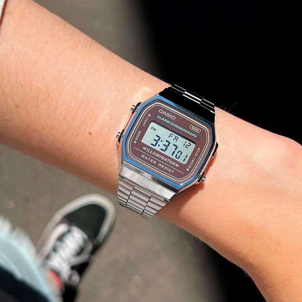 Японские наручные часы Casio Vintage A168WA-5A с хронографом