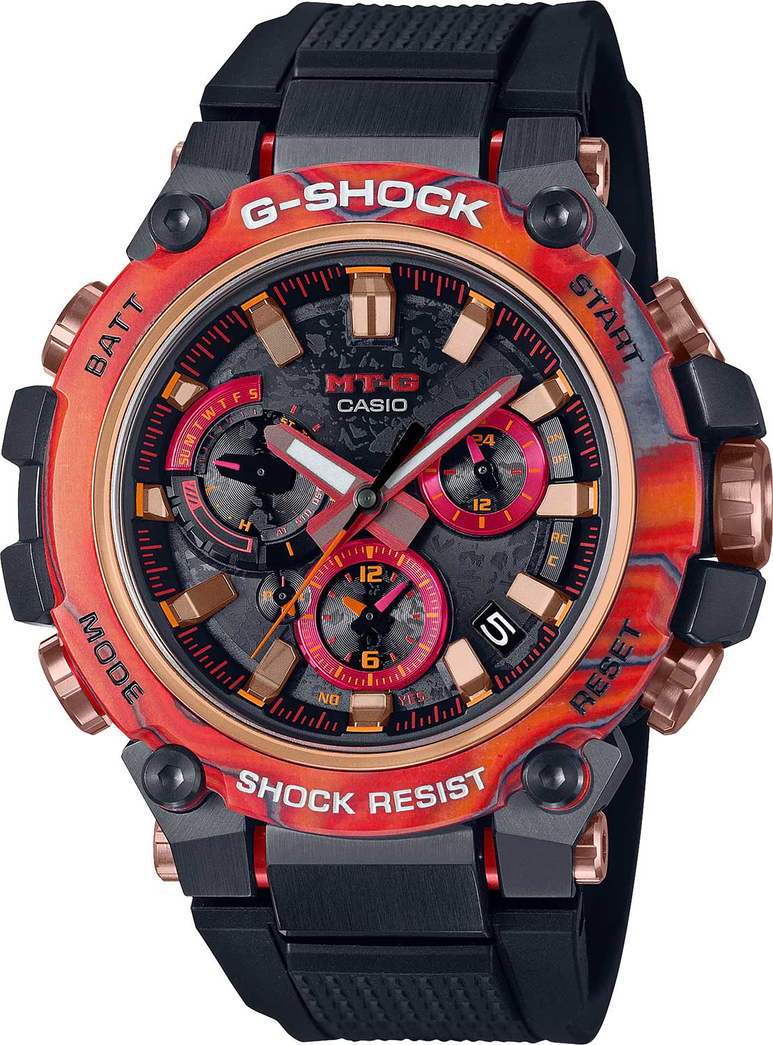 Японские наручные часы Casio G-SHOCK MTG-B3000FR-1AER с хронографом