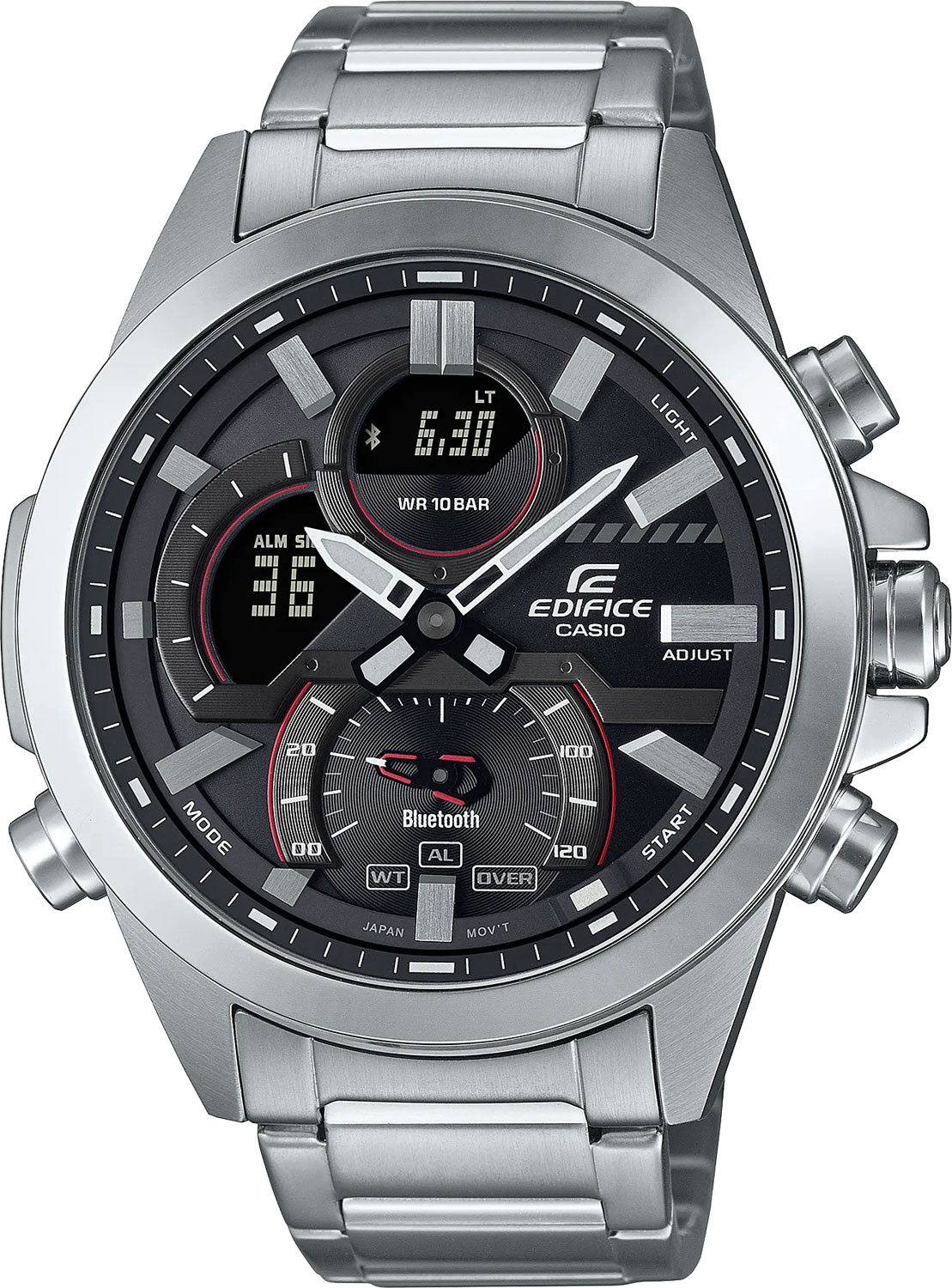 Японские наручные часы Casio Edifice ECB-30D-1AEF с хронографом