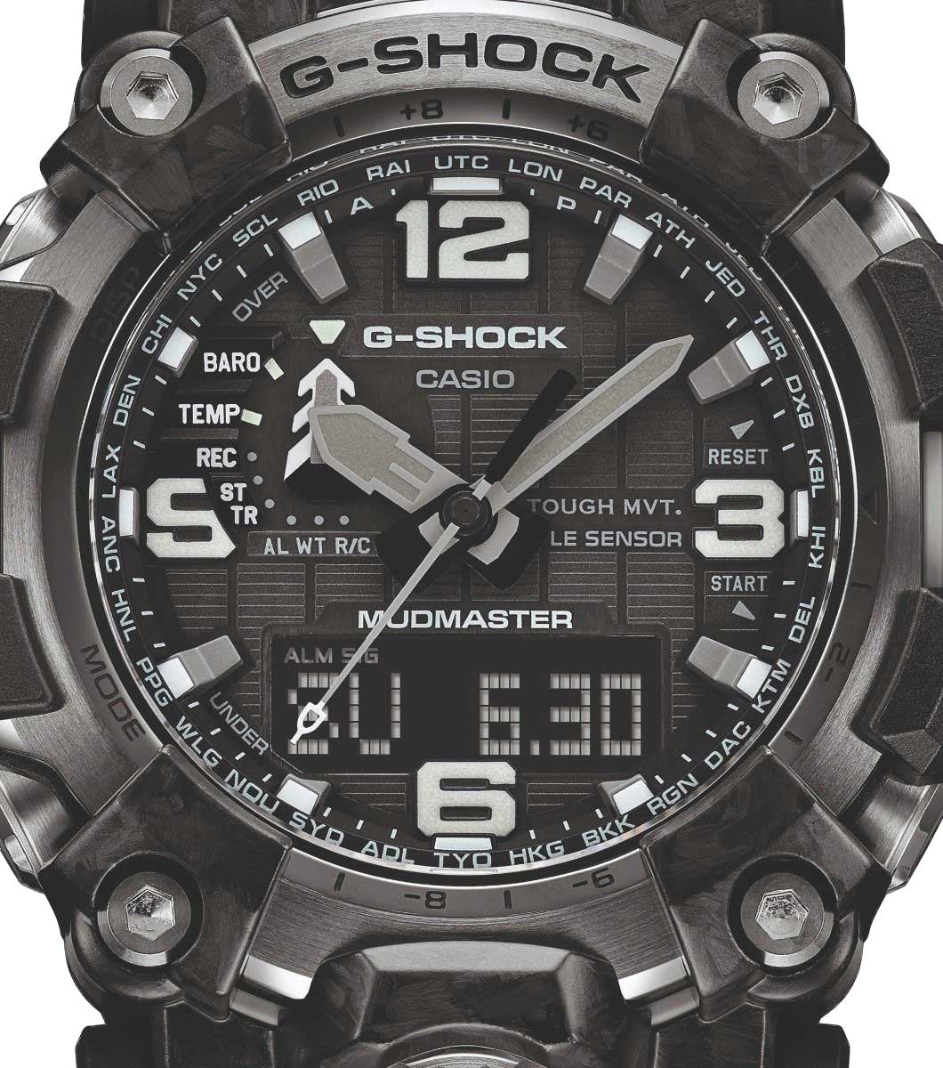 Японские наручные часы Casio G-SHOCK GWG-2000-1A1ER с хронографом