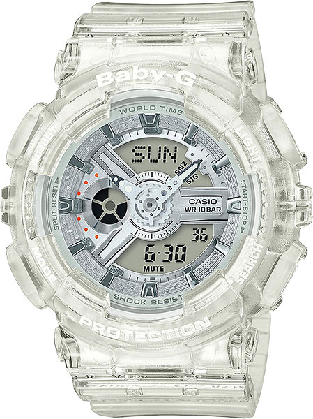 Японские наручные часы Casio Baby-G BA-110CR-7A с хронографом