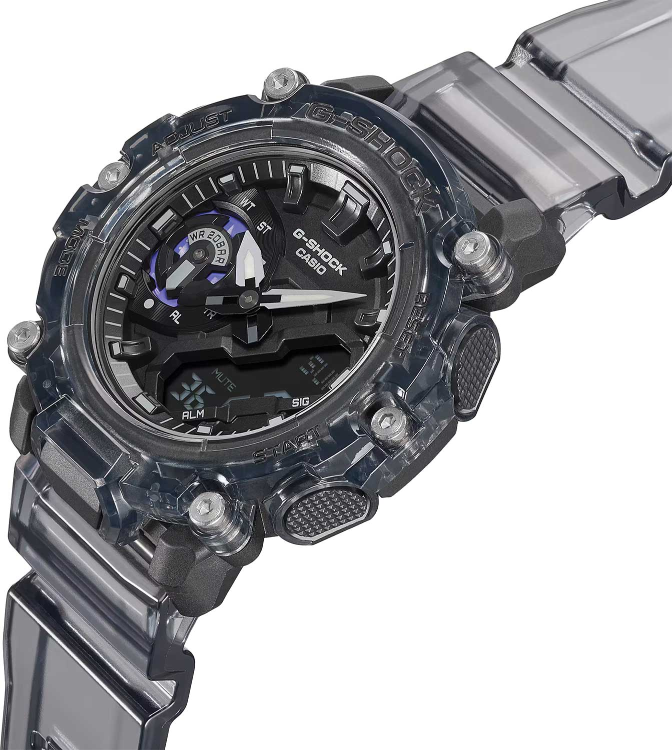 Японские наручные часы Casio G-SHOCK GA-2200SKL-8A с хронографом