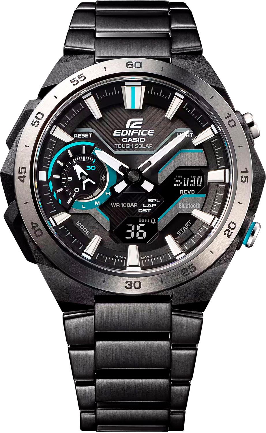 Японские наручные часы Casio Edifice ECB-2200DD-1A с хронографом