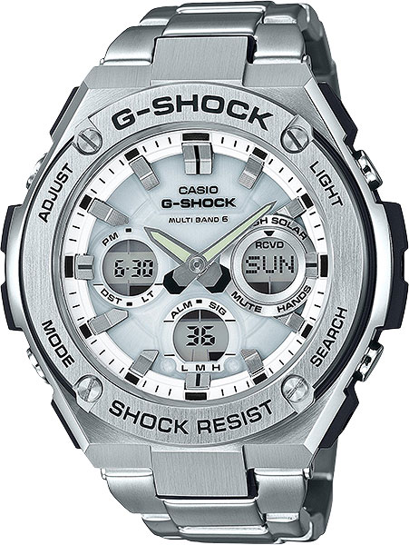 Японские наручные часы Casio G-SHOCK GST-W110D-7A с хронографом