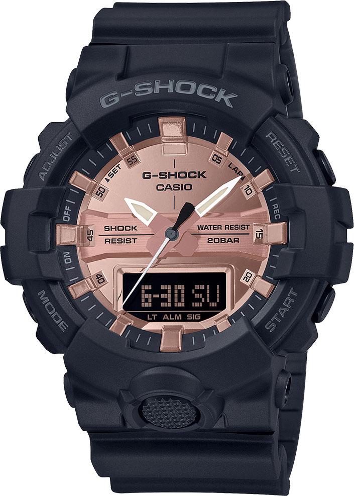 Японские наручные часы Casio G-SHOCK GA-800MMC-1AER с хронографом