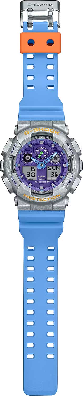 Японские наручные часы CASIO G-SHOCK GA-100EU-8A2