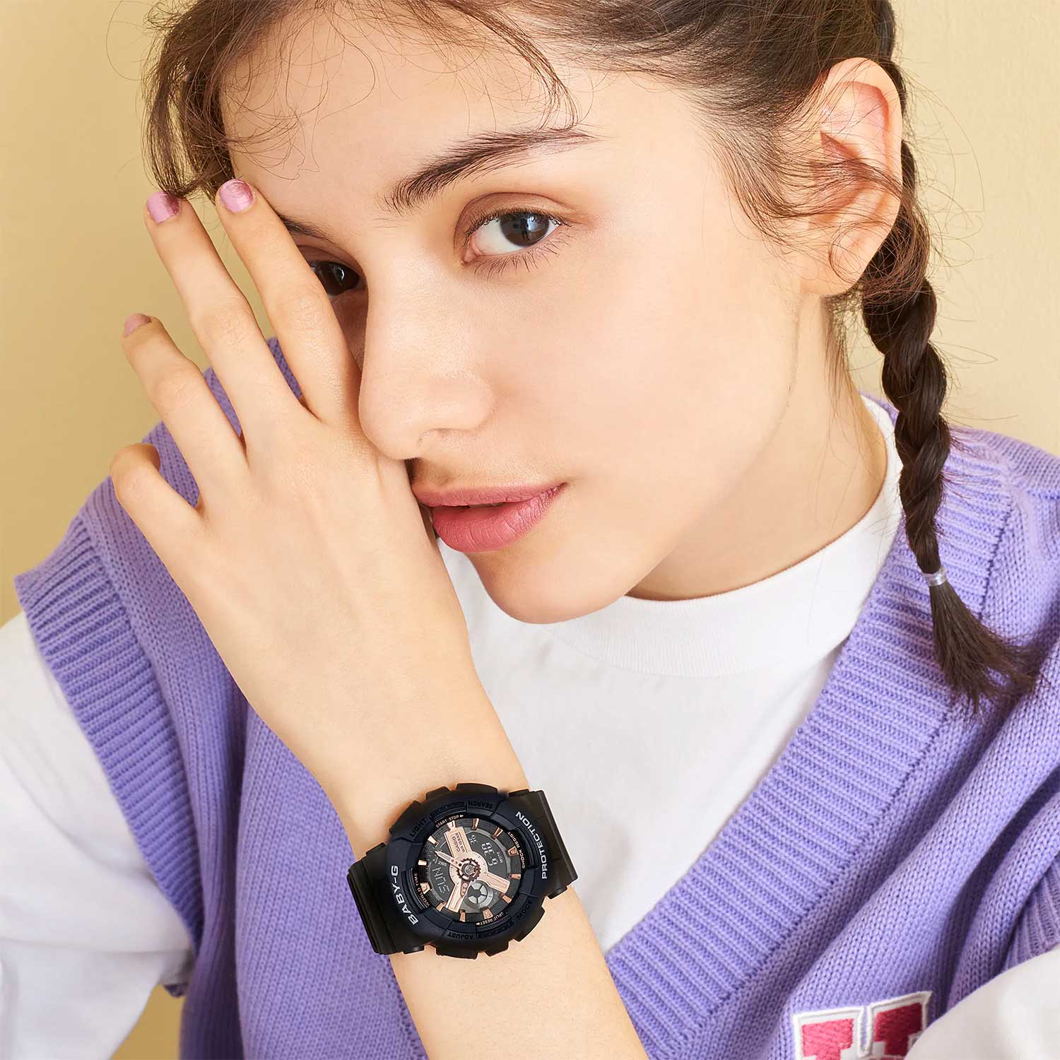 Японские наручные часы Casio Baby-G BA-110XRG-1A с хронографом