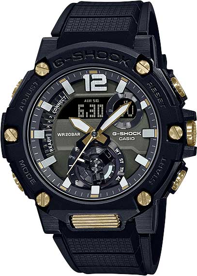 Японские наручные часы Casio G-SHOCK GST-B300B-1AER с хронографом