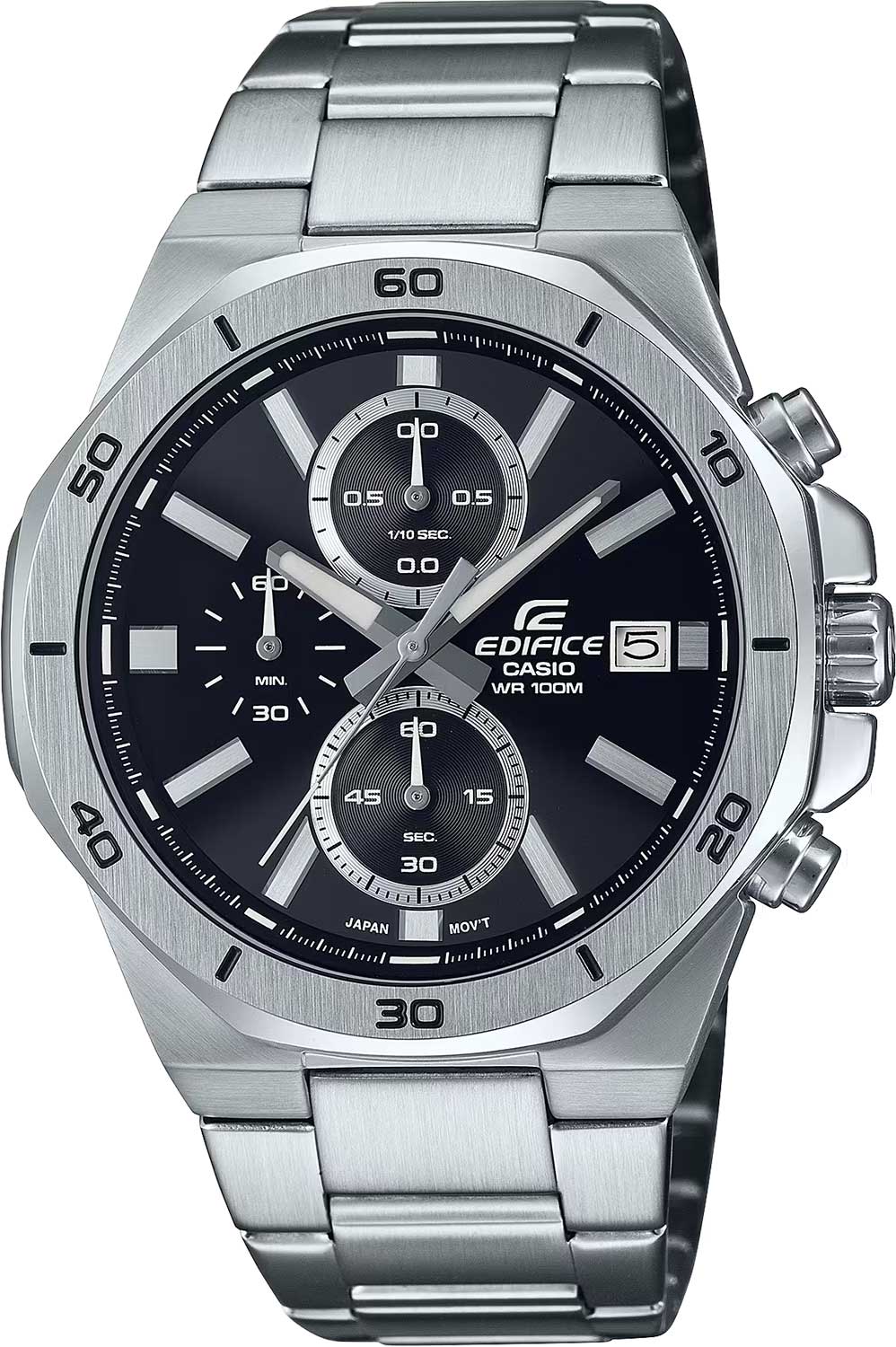 Японские наручные часы Casio Edifice EFV-640D-1A с хронографом