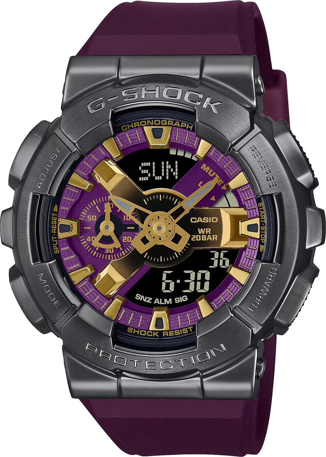 Японские наручные часы Casio G-SHOCK GM-110CL-6A с хронографом