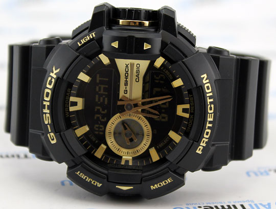 Японские наручные часы Casio G-SHOCK GA-400GB-1A9 с хронографом