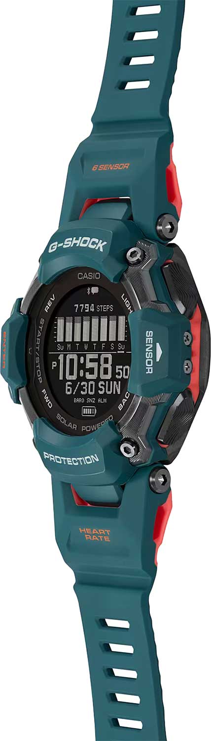 Японские умные часы Casio G-SHOCK GBD-H2000-2 с хронографом