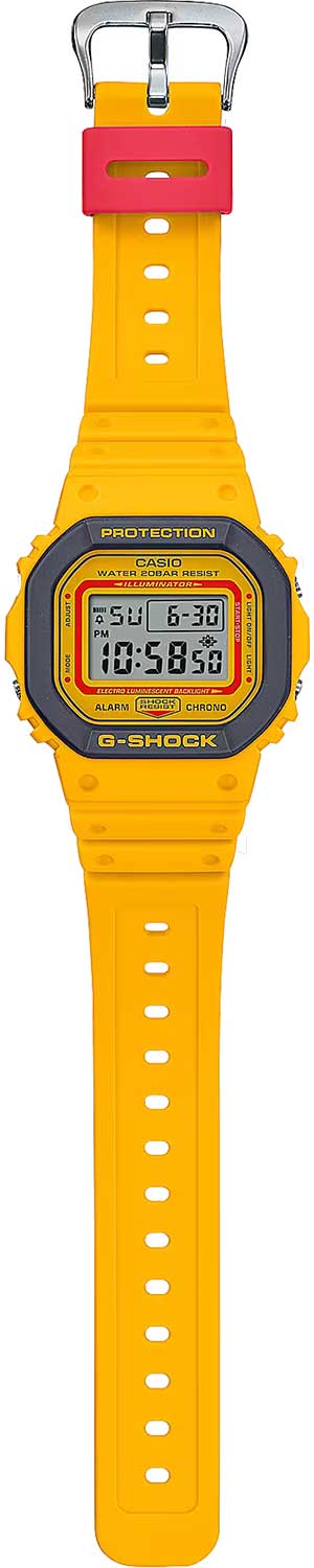 Японские наручные часы Casio G-SHOCK DW-5610Y-9 с хронографом