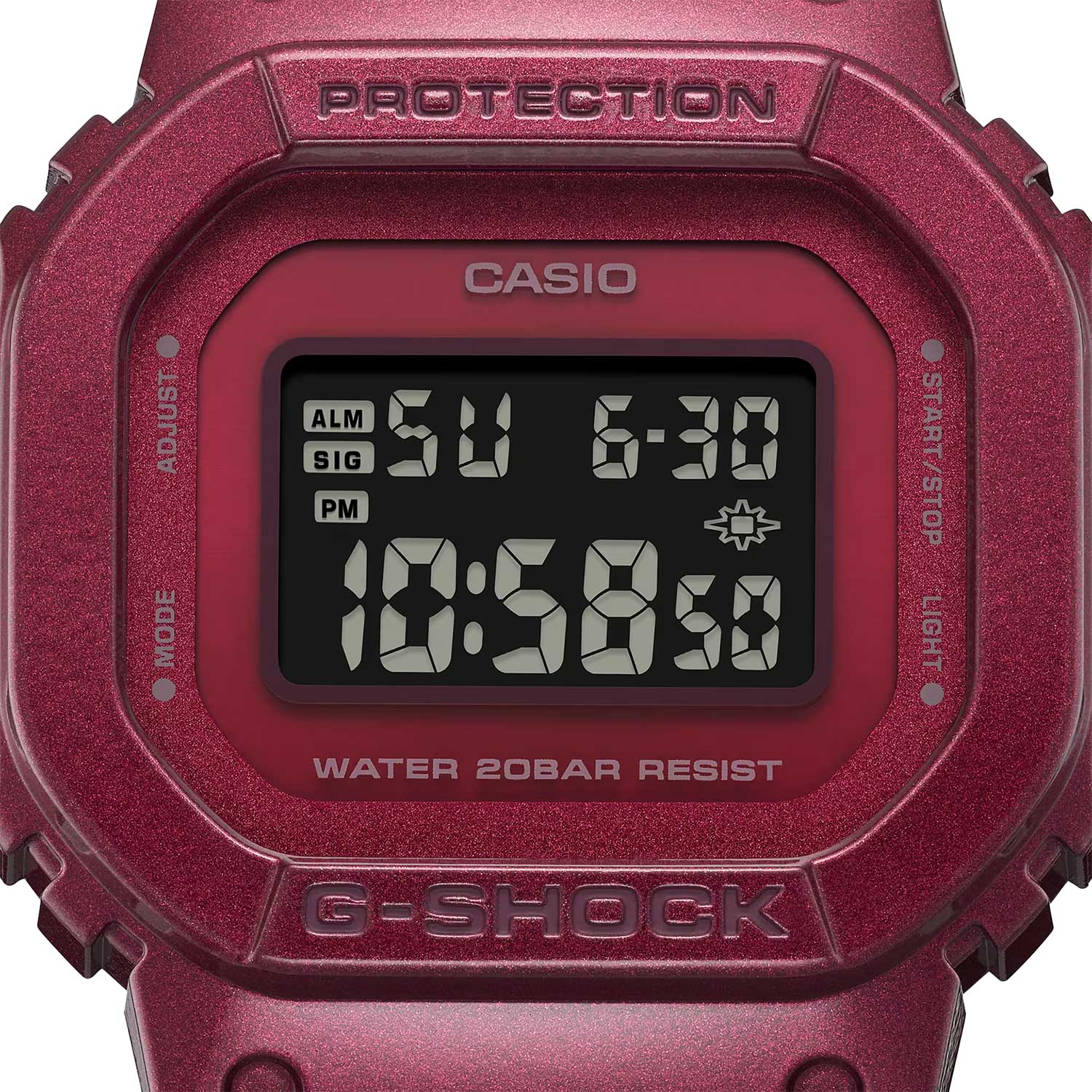 Японские наручные часы Casio G-SHOCK GMD-S5600RB-4 с хронографом