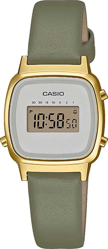 Японские наручные часы Casio Vintage LA670WEFL-3EF-ucenka с хронографом