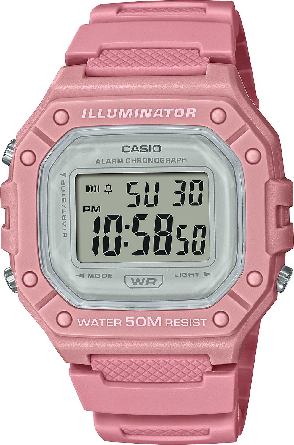 Японские наручные часы Casio Collection W-218HC-4AVEF с хронографом