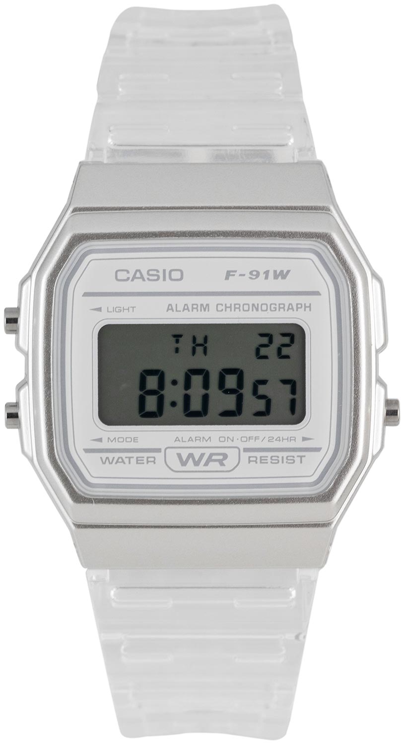 Японские наручные часы Casio Illuminator F-91WS-7EF с хронографом