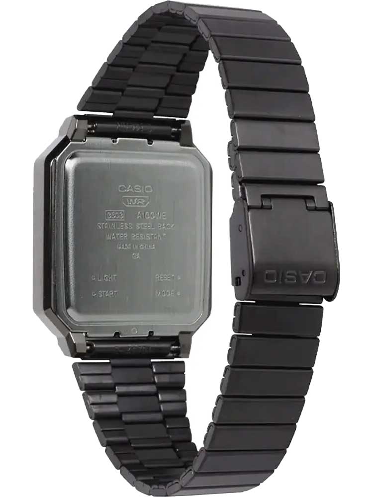 Японские наручные часы Casio Vintage A100WEGG-1A2 с хронографом