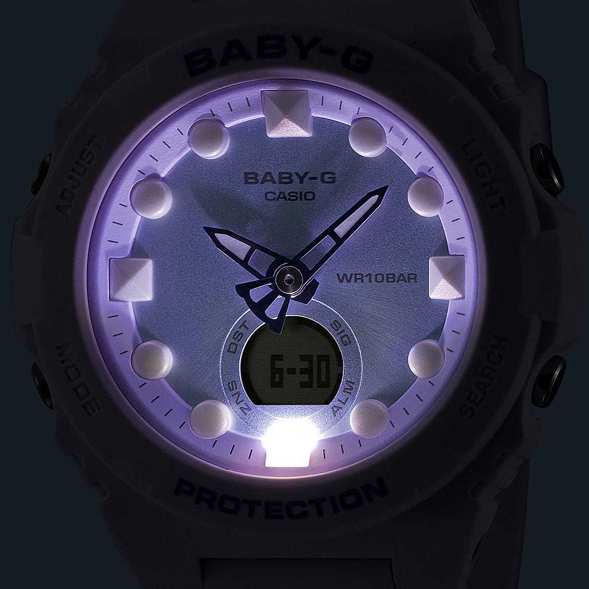 Японские наручные часы Casio Baby-G BGA-320FH-4A с хронографом