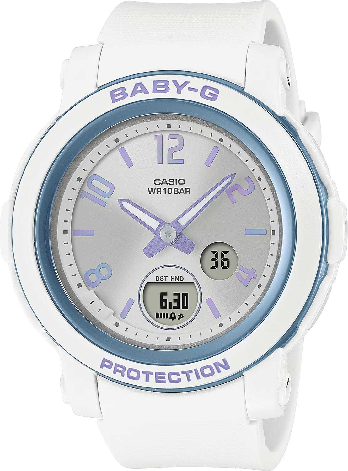 Японские наручные часы Casio Baby-G BGA-290DR-7A с хронографом