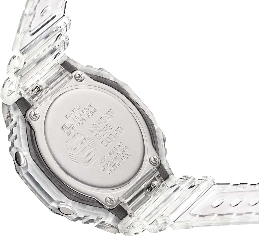 Японские наручные часы Casio G-SHOCK GA-2100SKE-7AER с хронографом